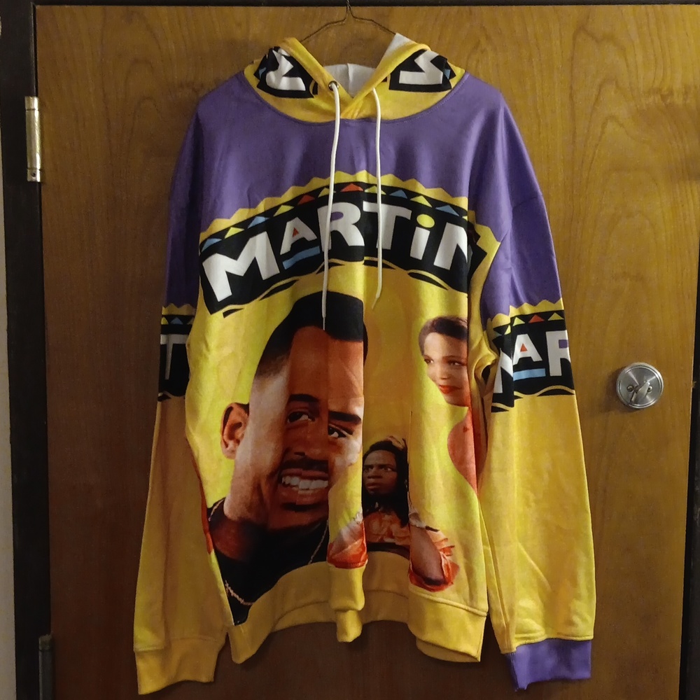 TV Sitcom MARTIN long sleeve hooded sweatshirt